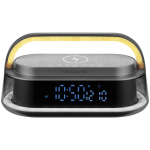 Volkano Awaken Series Alarm Clock with Wireless Charging and Speaker