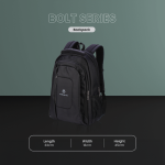 Volkano Bolt series backpack Black - Image 3