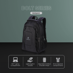 Volkano Bolt series backpack Black - Image 5