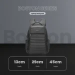 Volkano Boston 15.6" Laptop Backpack - Black - Image 5