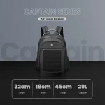 Volkano Captain 15.6" Laptop Backpack - Black - Image 5
