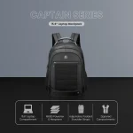 Volkano Captain 15.6" Laptop Backpack - Black - Image 8