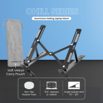 Volkano Chill series aluminium folding laptop stand - Image 4