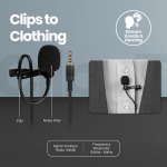 Volkano Clip series 3.5mm Tieclip Microphone - Image 4