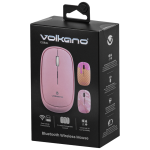 Volkano Coral series Bluetooth Wireless Mouse - Pink - Image 3