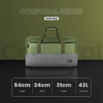 Volkano Corporal 43l Duffle - Khaki - Image 6
