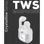 Volkano Crystalline Series TWS Earphone - White - Hardbox - Image 6