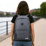 Volkano Distinct 15.6 Laptop Backpack - Grey Melange - Image 7