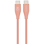 Volkano Flexi Series Type-C to Type-C 2.5m 60w - Pink