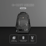 Volkano G-Unit Backpack - Black/Grey/Turquoise - Image 7
