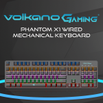 Volkano Gaming Phantom X1 Wired Mechanical keyboard with RGB lighting - Image 6