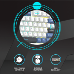 Volkano Gaming Phantom X2 TKL Mechanical Tri-Mode Wireless Keyboard - Image 4