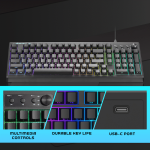 Volkano Gaming Shadow X1 Wired Gaming Keyboard with RGB lighting - Image 3