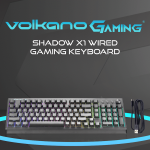 Volkano Gaming Shadow X1 Wired Gaming Keyboard with RGB lighting - Image 6