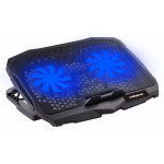 Volkano Glacier Series Upright Notebook Cooling Stand with Dual Fans - Image 2