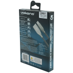 Volkano Iron Series Round Metallic Spring MFI Lightning Cable 1.2m - Silver - Image 15