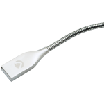 Volkano Iron Series Round Metallic Spring MFI Lightning Cable 1.2m - Silver - Image 4