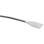 Volkano Iron Series Round Metallic Spring MFI Lightning Cable 1.2m - Silver - Image 8