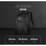 Volkano Jet Backpack 15.6" - Black - Image 8