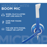 Volkano Kids Chat Junior series headset with mic - Blue - Image 5
