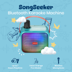 Volkano Kids SongSeeker Bluetooth Karaoke Machine with Wireless BT Microphone - Image 4