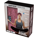 Volkano Lucid Series Bluetooth Headband Headphones - Red - Image 3