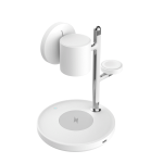 Volkano Lumen Series 3-in-1 Magnetic 25W Qi2.2 Wireless Charging Station - White - Image 3