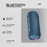 Volkano Mamba 2.0 Series Bluetooth Speaker - Blue - Image 6