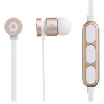 Volkano Mercury Series Bluetooth Magnetic Earphones - Gold/White - Image 2