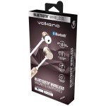 Volkano Mercury Series Bluetooth Magnetic Earphones - Gold/White - Image 4