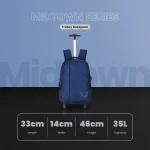 Volkano Midtown Trolley Backpack - Navy - Image 4