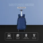 Volkano Midtown Trolley Backpack - Navy - Image 7
