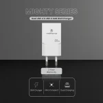 Volkano Mighty Series 20w Dual USB-A & USB-C GaN Wall Charger - Image 3