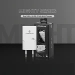 Volkano Mighty Series 20w Dual USB-A & USB-C GaN Wall Charger - Image 6
