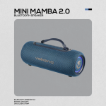 Volkano Mini Mamba 2.0 Series Bluetooth Speaker - Blue - Image 7