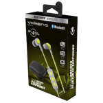 Volkano Moda - Nylon Bluetooth Earphones with Carry Case - YL - Image 3