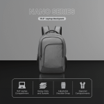Volkano Nano 15.6" Laptop Backpack - Grey - Image 7
