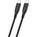 Volkano Nova Series USB C to USB C 100W 1.2m TPE cable-Black - Image 2