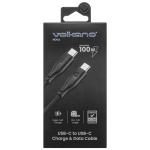 Volkano Nova Series USB C to USB C 100W 1.2m TPE cable-Black - Image 3