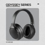 Volkano Odyssey ANC Bluetooth Wireless Headphone - Black - Image 5