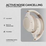Volkano Odyssey ANC Bluetooth Wireless Headphone - Nude - Image 3