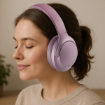 Volkano Odyssey ANC Bluetooth Wireless Headphone - Rose Gold - Image 16