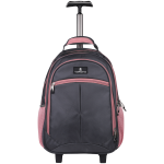 Volkano Orthopaedic Trolley Backpack 35l - Dark Grey/Pink - Image 3