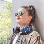 Volkano Phonic Series Bluetooth Full Size Headphones - Blue - Image 8