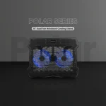 Volkano Polar Series 15" Dual Fan Notebook Cooling Stand - Image 2