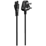 Volkano Presto Series Power Cable 3-Pin Clover to Type-M 1.8m 2.5a - Black