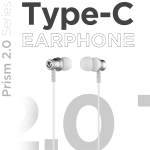Volkano Prism 2.0 Series Type-C Earphone - White - Image 5