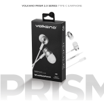 Volkano Prism 2.0 Series Type-C Earphone - White - Image 8
