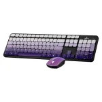 Volkano Prism Series Bluetooth Wireless Keyboard and Mouse - Purple - Image 2