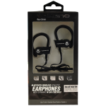 Volkano Race Series Bluetooth Sport Earhook Earphones - Black - Image 3